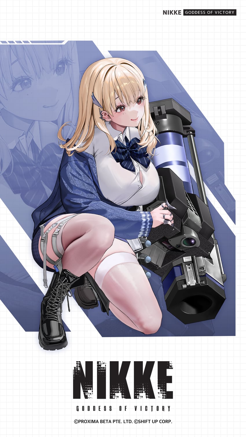 tia (goddess of victory: nikke) drawn by dore_(gilles_dore)
