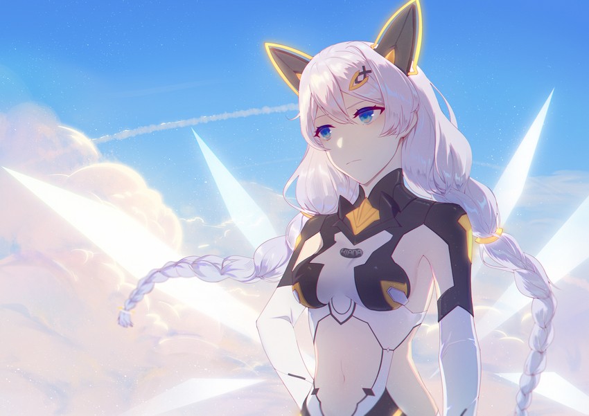 kiana kaslana (honkai and 1 more) drawn by silence_(pixiv18541142)