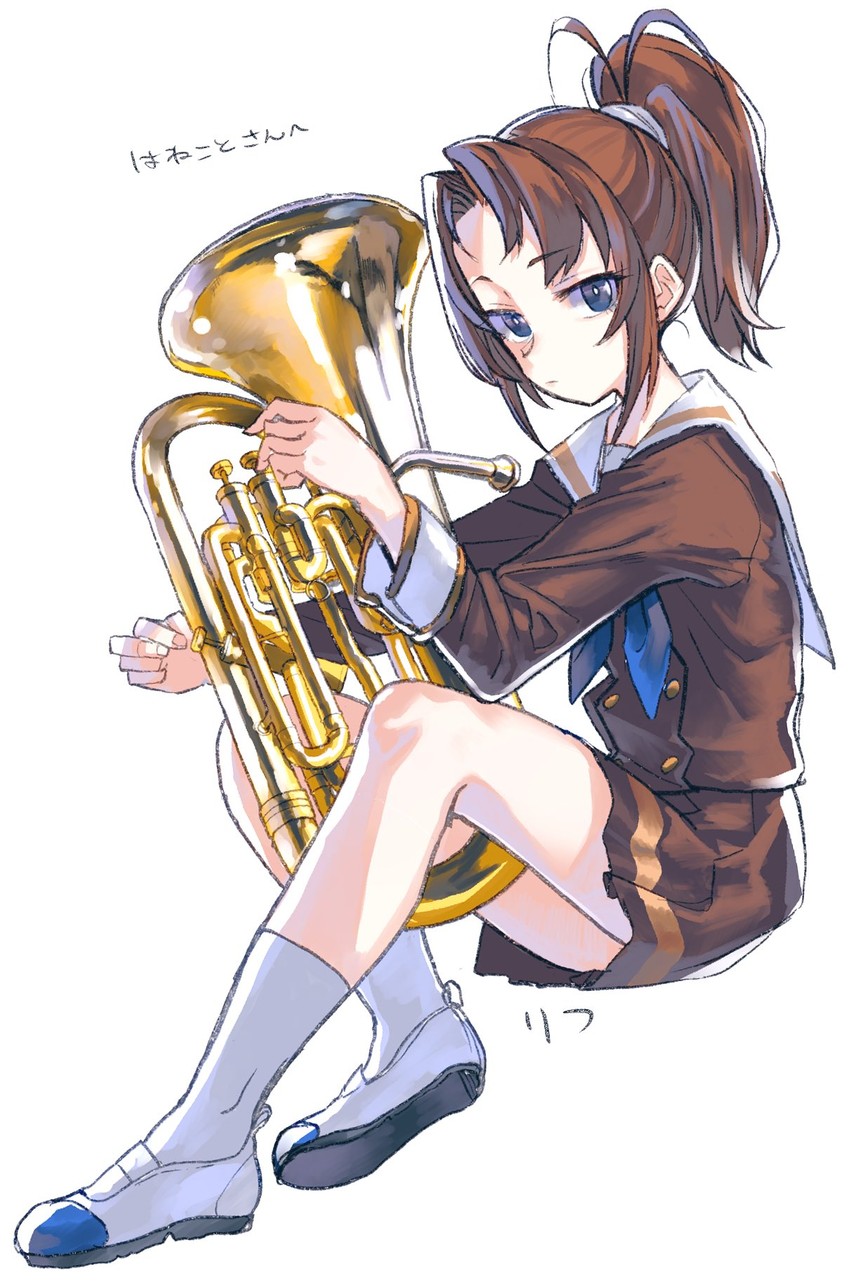 nakagawa natsuki (hibike! euphonium) drawn by ritsu_(roboroboro)