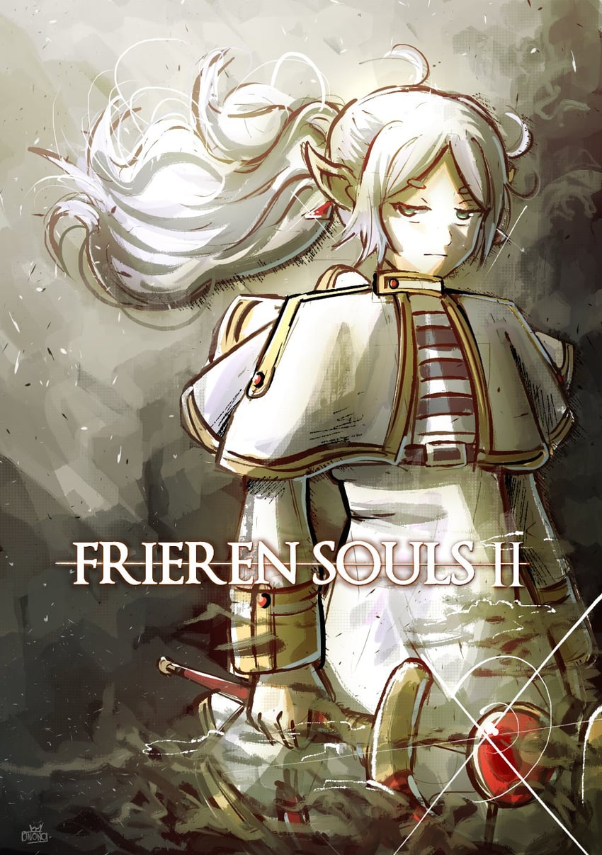 frieren (sousou no frieren and 2 more) drawn by ononotsu
