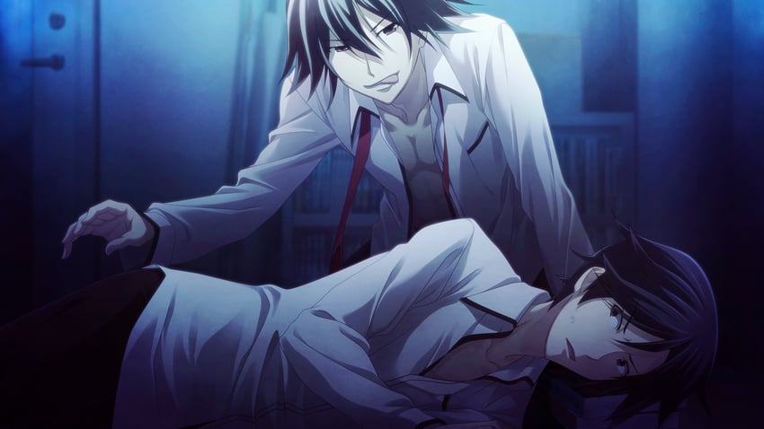 miyashiro takuru and itou shinji (chaos;child) drawn by sasaki_mutsumi