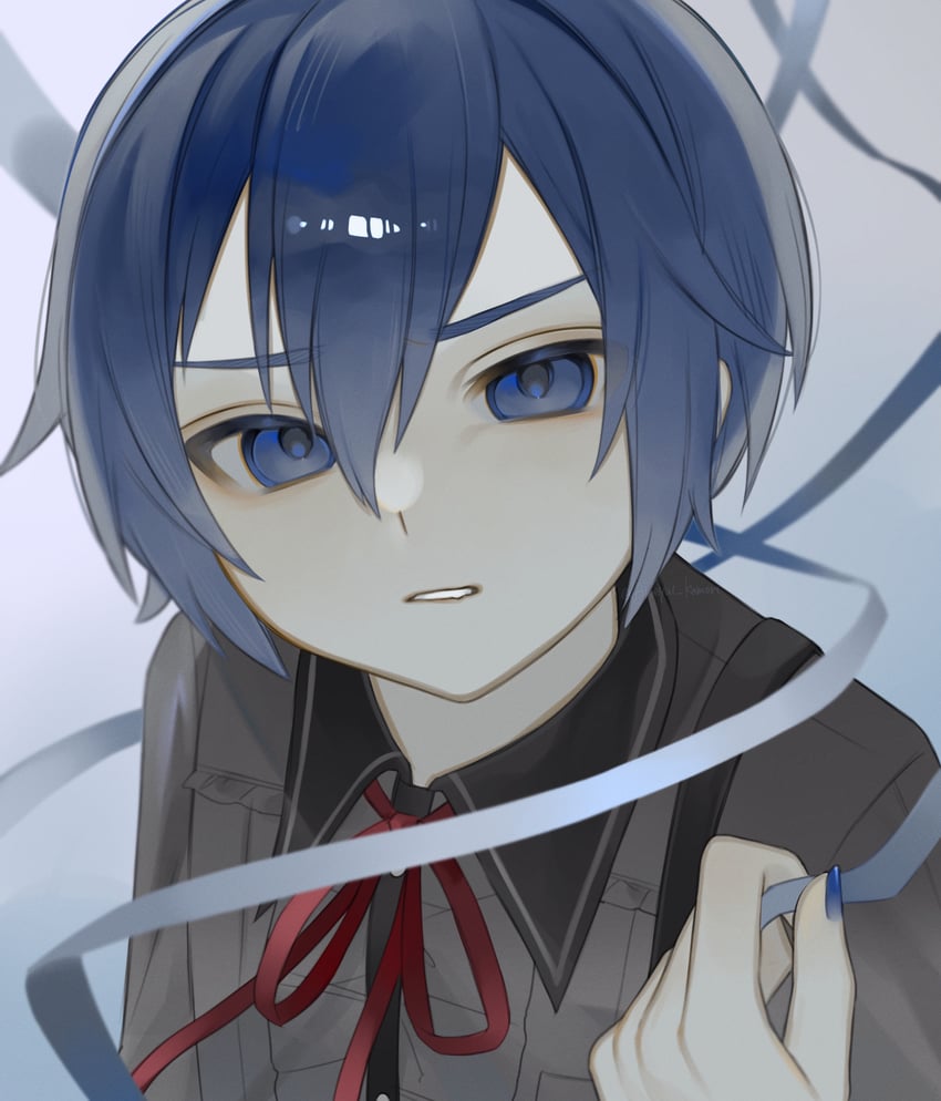 kaito and 25-ji kaito (vocaloid and 1 more) drawn by ameyui_komori