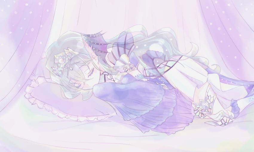 kitkallos and tearlaments kitkallos (yu-gi-oh!) drawn by hayupipipipi