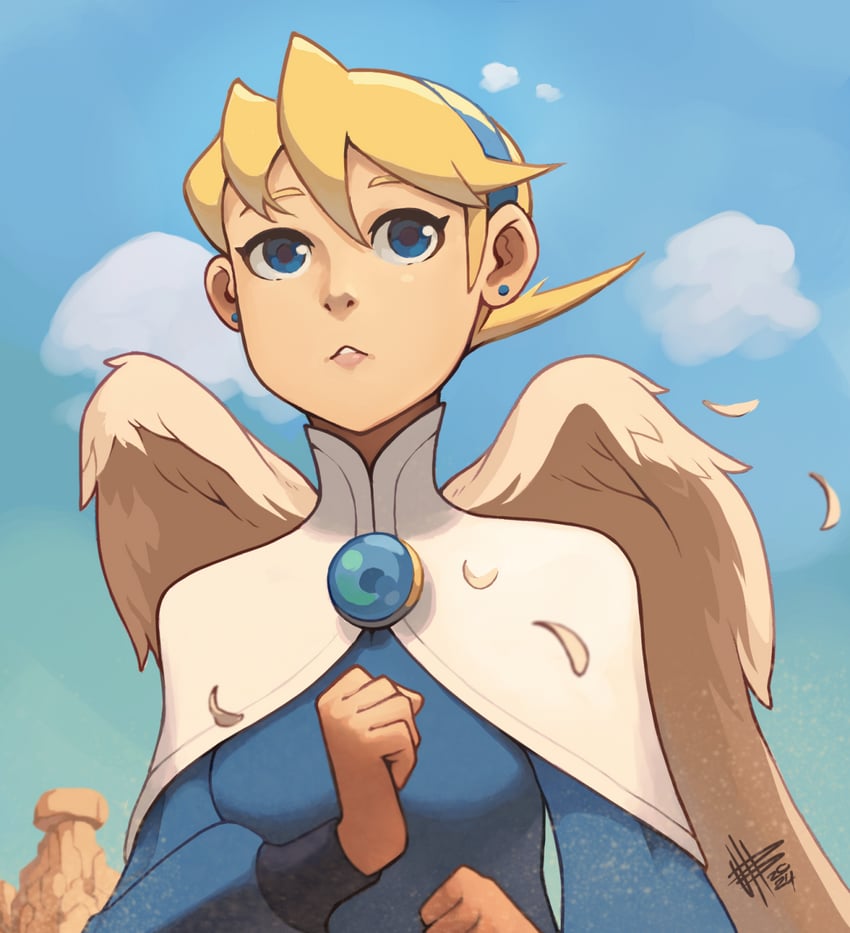 nina (breath of fire and 1 more) drawn by mateus_upd