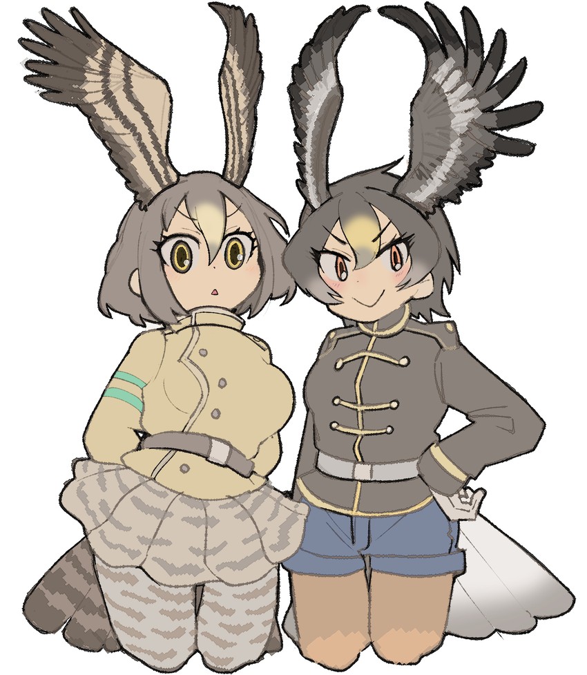 peregrine falcon and golden eagle (kemono friends) drawn by igarashi_(nogiheta)