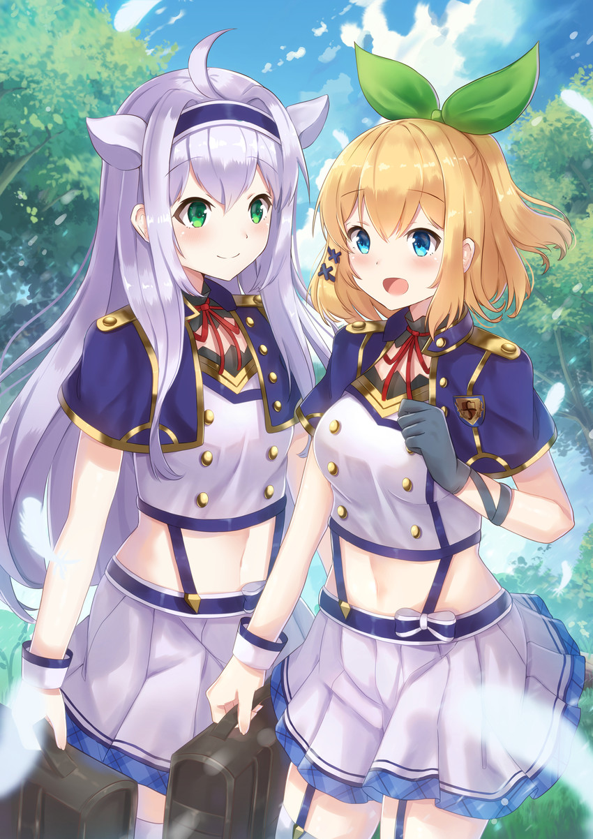 sistine fibel and rumia tingel (rokudenashi majutsu koushi to akashic record) drawn by holmemee