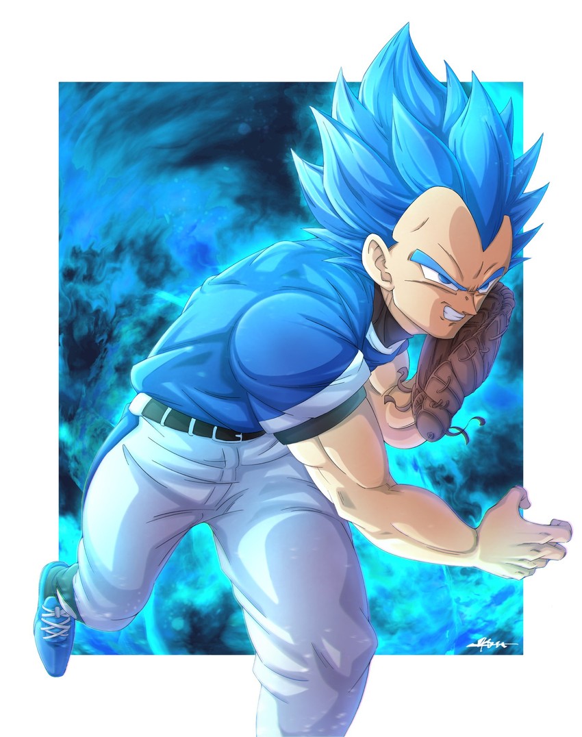 vegeta (dragon ball and 1 more) drawn by ryuunosuke_(ryunosuke_625)