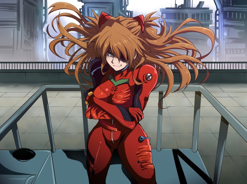 souryuu asuka langley (neon genesis evangelion and 4 more) drawn by fujitaka_nasu