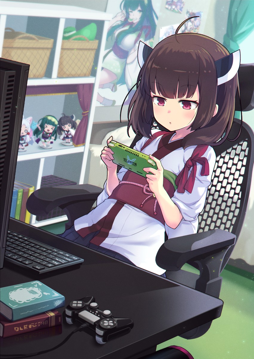 touhoku kiritan, touhoku zunko, touhoku itako, and nhk (voiceroid) drawn by hibi_tsuna