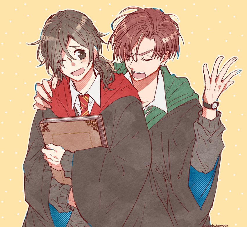sakamoto ryouma and takasugi shinsaku (fate and 3 more) drawn by masaki_(star8moon)