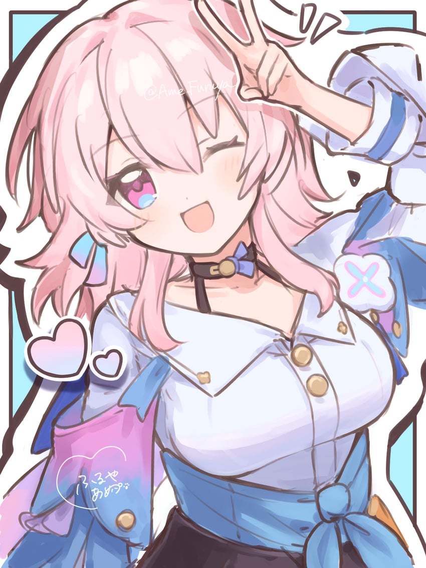 march 7th (honkai and 1 more) drawn by furuya_ame