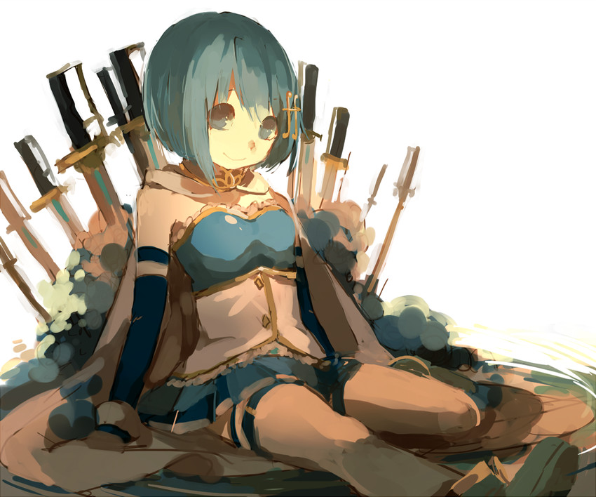 miki sayaka (mahou shoujo madoka magica and 1 more) drawn by lemontea
