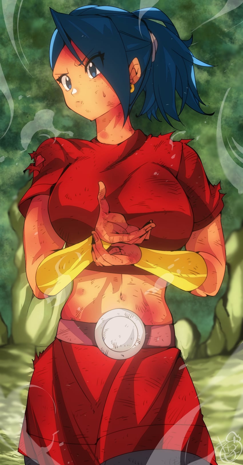 kale (dragon ball and 1 more) drawn by kinakomochi_(user_vedc2333)