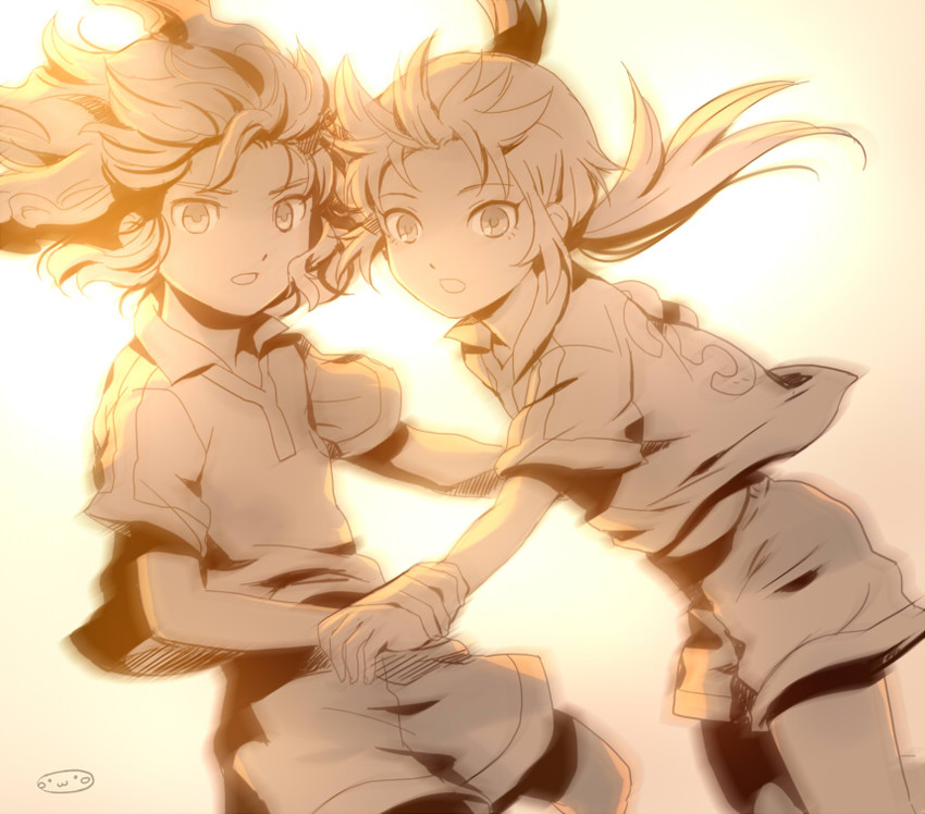 kirino ranmaru and shindou takuto (inazuma eleven and 1 more) drawn by mizuhara_aki