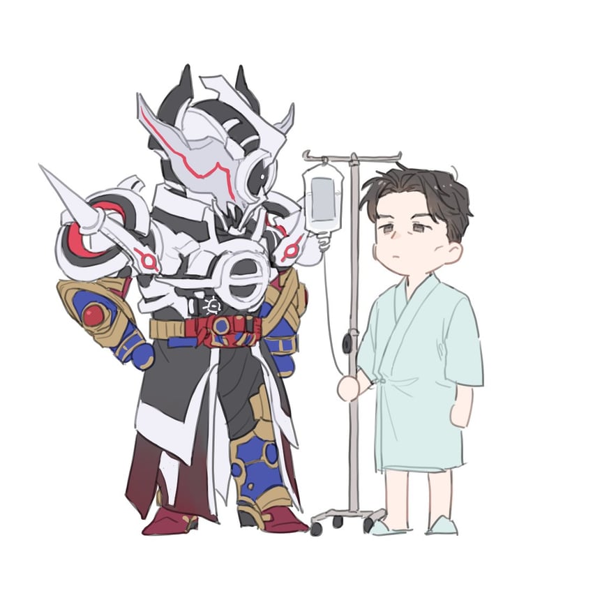 kamen rider evol, evolto, and isurugi souichi (kamen rider and 1 more) drawn by bbbb_fex