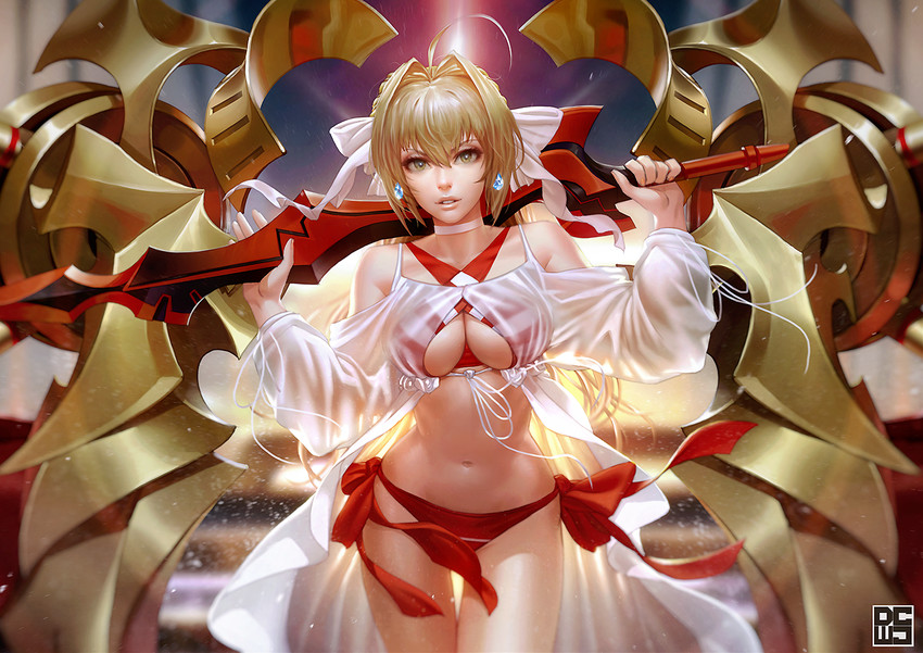 nero claudius (fate and 1 more) drawn by dcwj