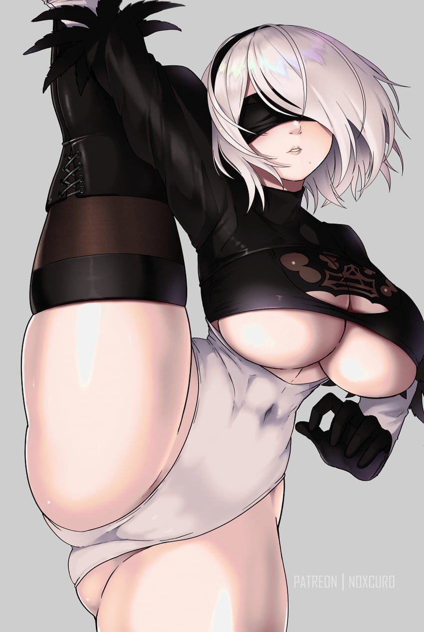 2b (nier and 1 more) drawn by noxcuro