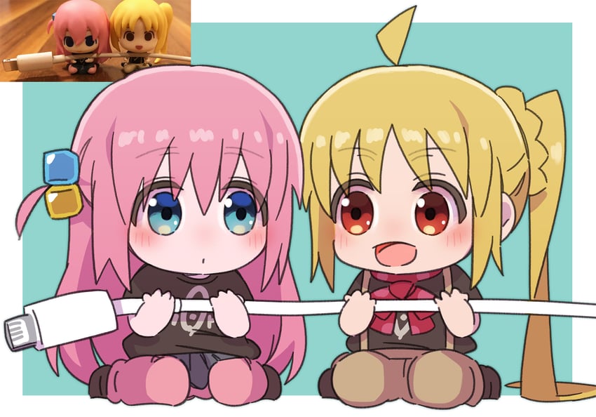 gotoh hitori and ijichi nijika (bocchi the rock!) drawn by picogames_off