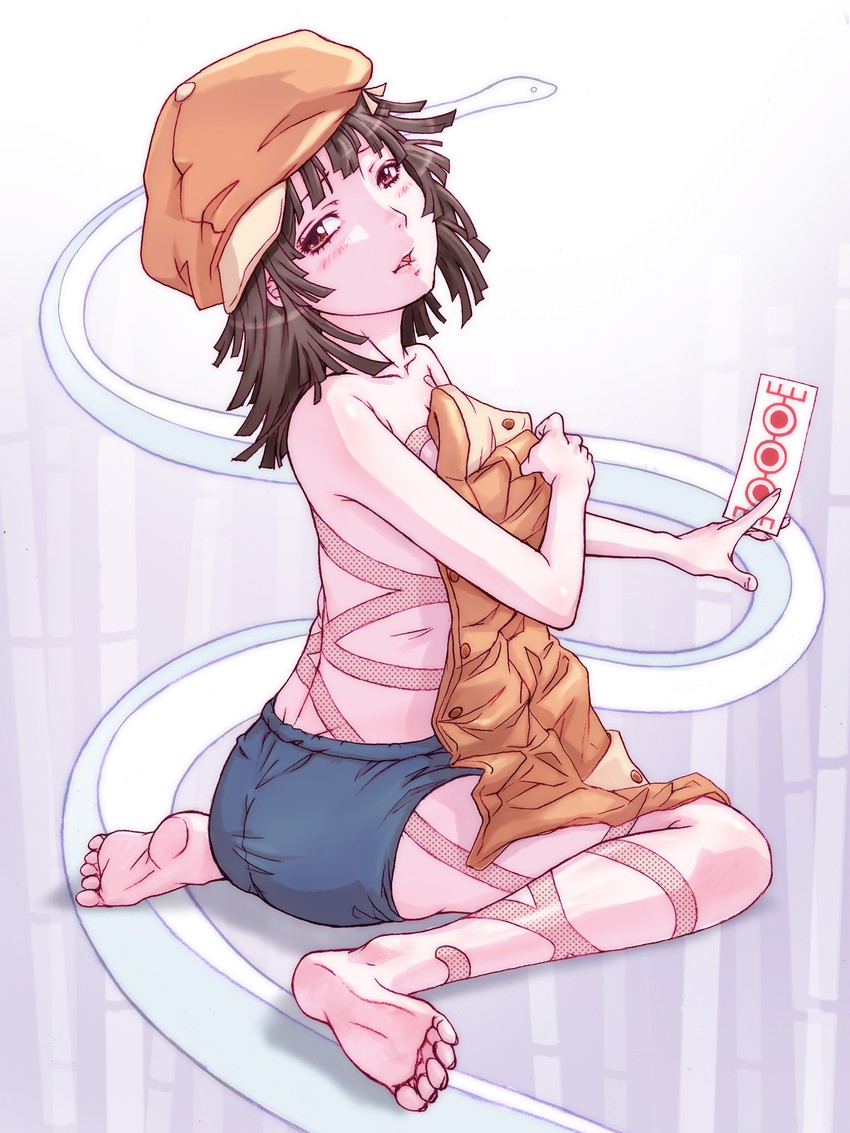 sengoku nadeko, kuchinawa, and buruma nadeko (monogatari and 1 more) drawn by yoshikawa_kazunori