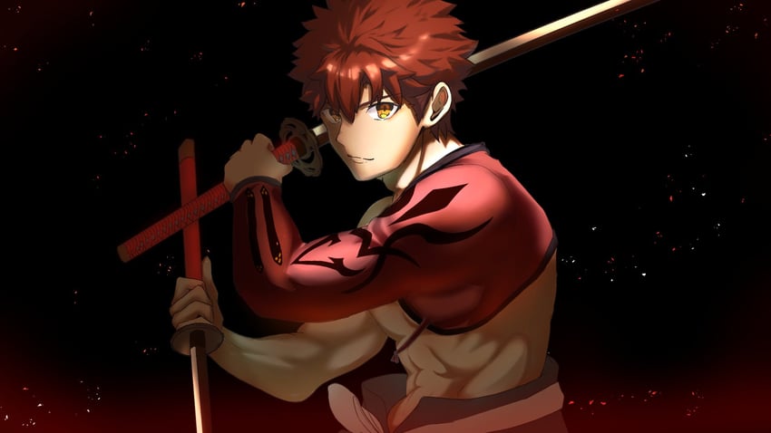emiya shirou and senji muramasa (fate and 1 more) drawn by iamainwork