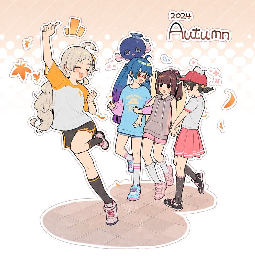 kizuna akari, touhoku kiritan, otomachi una, and kaai yuki (vocaloid and 2 more) drawn by shirinda_fureiru