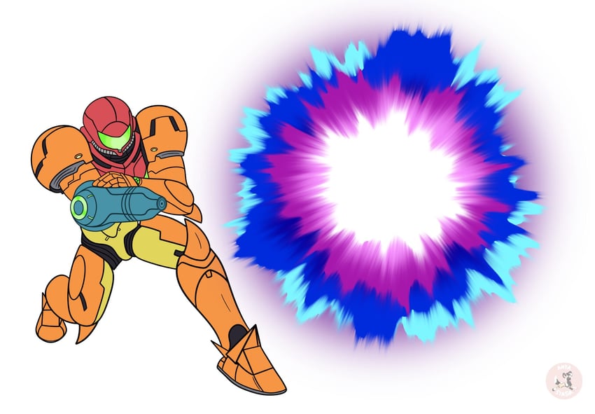 samus aran (super smash bros. and 2 more) drawn by itsanyastasia
