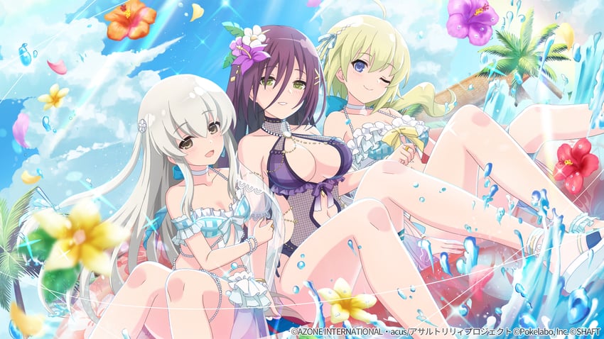 egawa kusumi, amano soraha, and maki wakana (assault lily)
