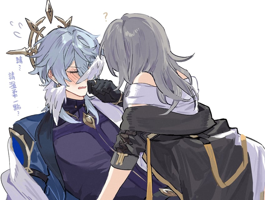 trailblazer, stelle, and sunday (honkai and 1 more) drawn by meat7955