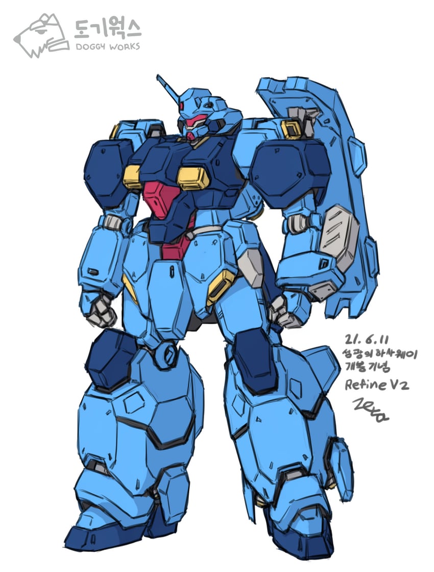 gustav karl (gundam and 1 more) drawn by z006