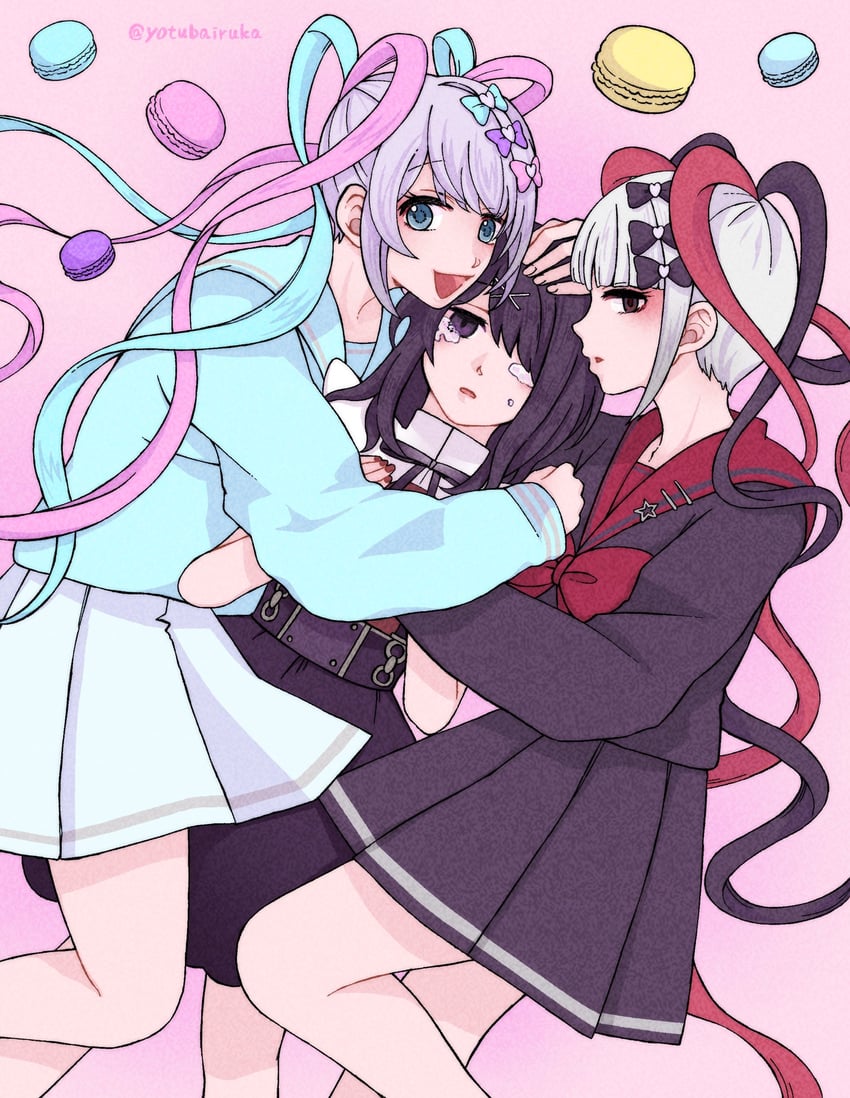 chouzetsusaikawa tenshi-chan and ame-chan (needy girl overdose) drawn by iruka_(yotubairuka)