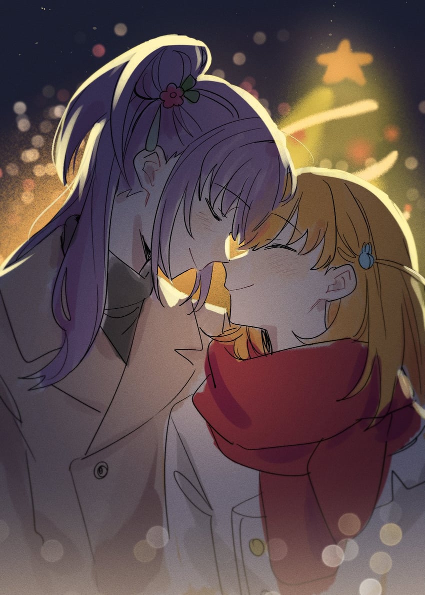 hinoshita kaho and otomune kozue (love live! and 1 more) drawn by bak_pep