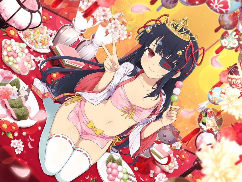 mirai (senran kagura and 2 more) drawn by yaegashi_nan