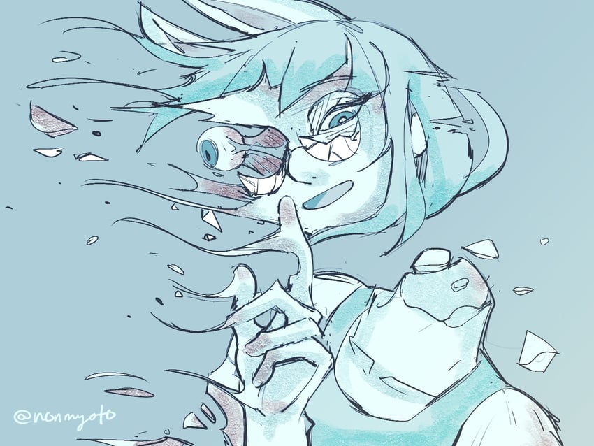 superstitional realism (houseki no kuni and 1 more) drawn by nonmyoto