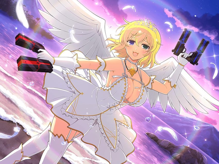 ryouna (senran kagura and 2 more) drawn by yaegashi_nan