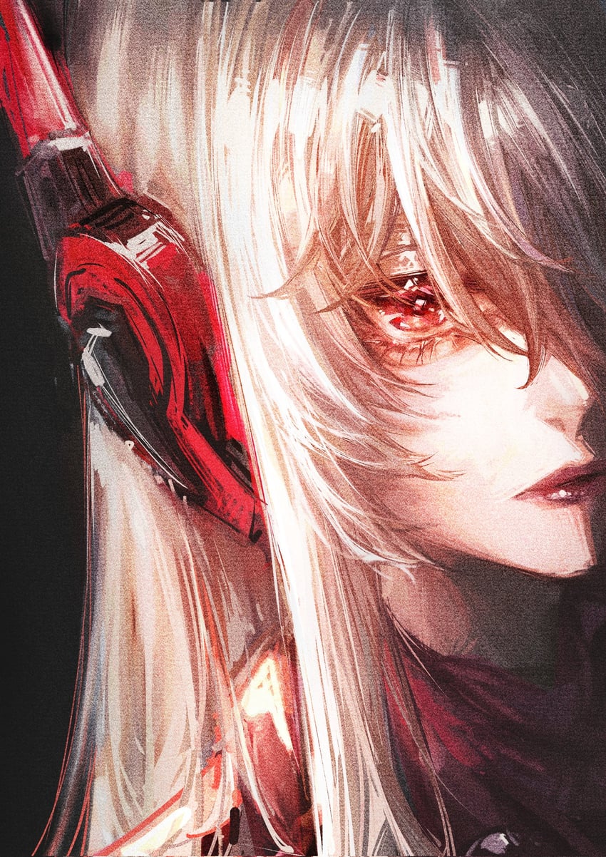 alpha and alpha: crimson abyss (punishing: gray raven) drawn by hachi_shoku_mare