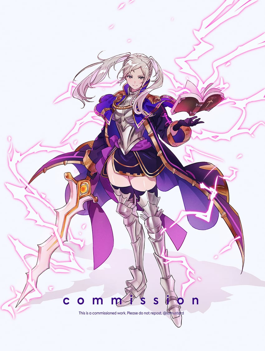 female robin (fire emblem and 1 more) drawn by sumustard