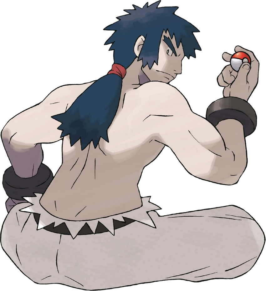 bruno (pokemon and 1 more) drawn by sugimori_ken
