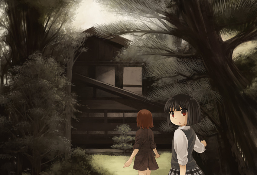 fukube tamaki and akatsuki miho (gendai ninjakko zukan and 1 more) drawn by kouno_hikaru