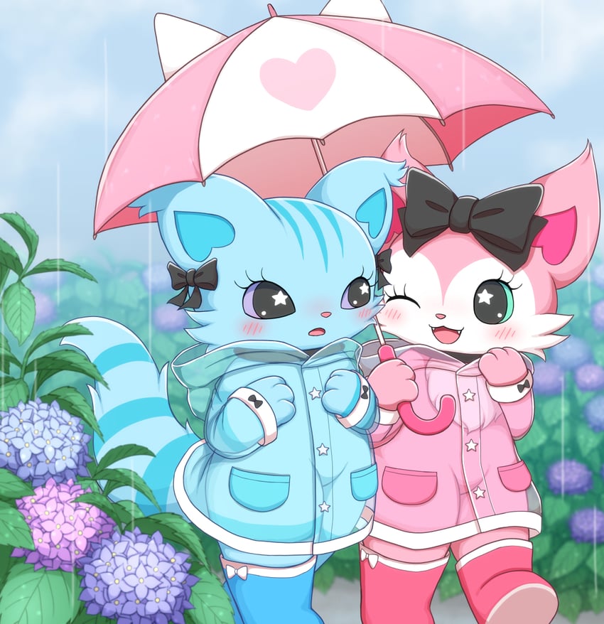 mia and chelsea (sanrio and 1 more) drawn by remoa_(kuremoa3912)