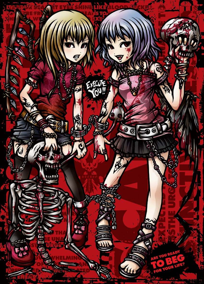 remilia scarlet and flandre scarlet (touhou) drawn by project.c.k.