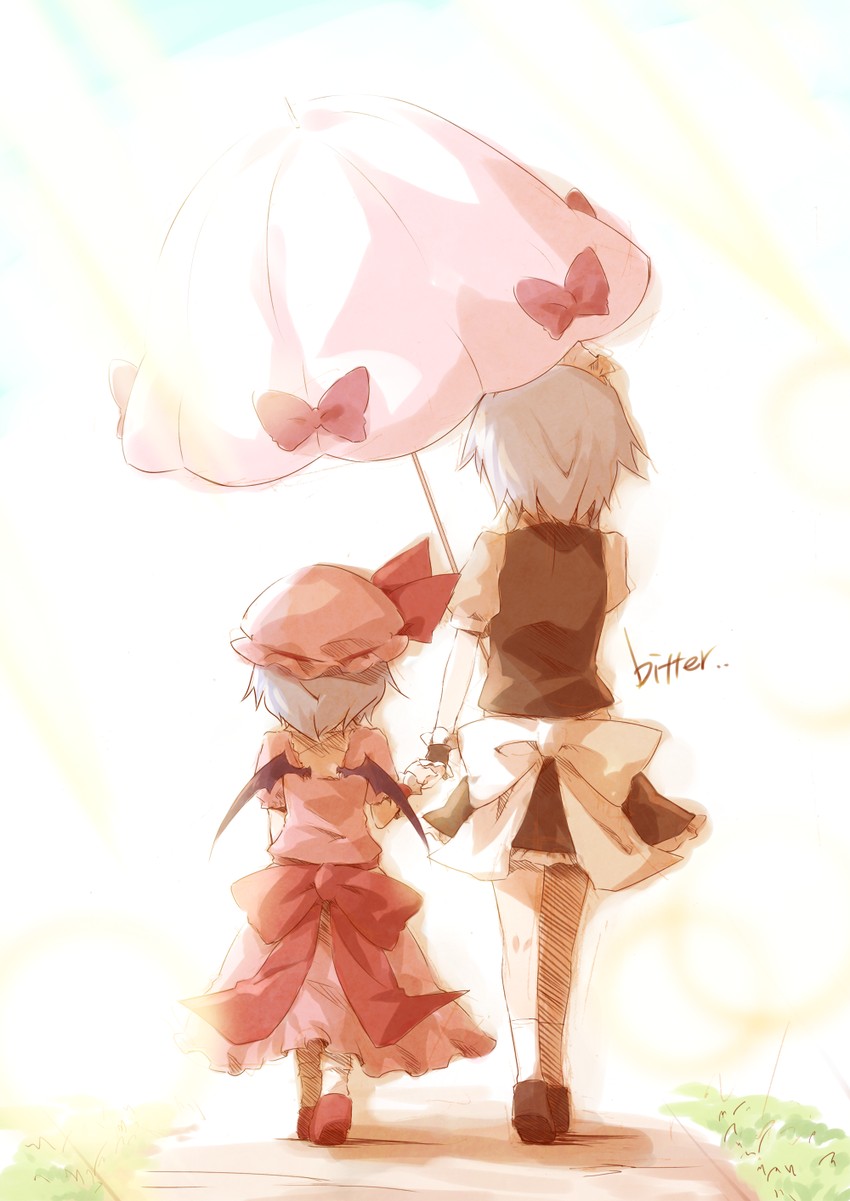 remilia scarlet and izayoi sakuya (touhou) drawn by ayakashi_(monkeypanch)