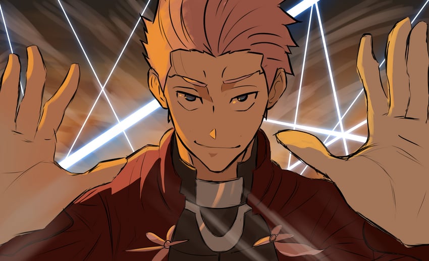 archer, ryoumen sukuna, and suwabe jun'ichi (fate and 2 more) drawn by shokobr