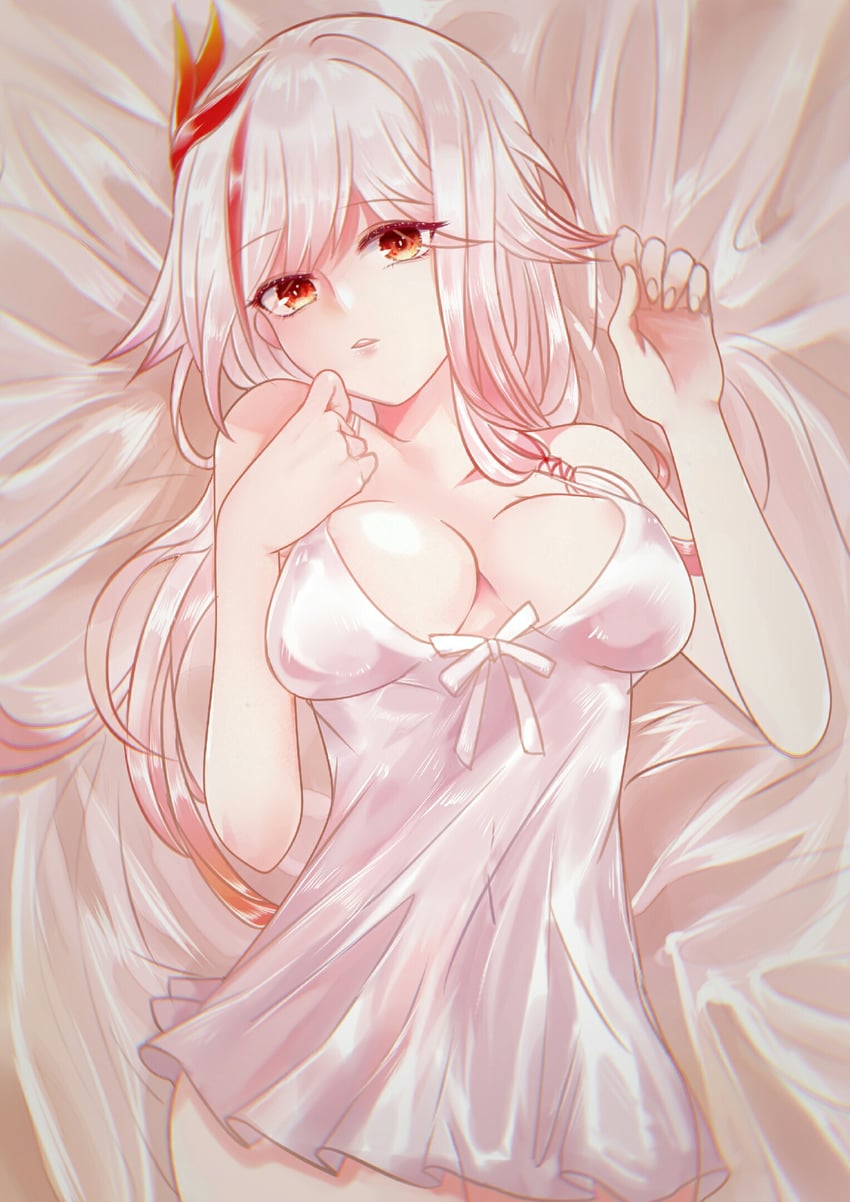 fu hua (honkai and 1 more) drawn by duwu_qian_xun_meng