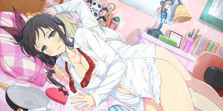 shiki and murakumo (senran kagura and 1 more) drawn by yaegashi_nan