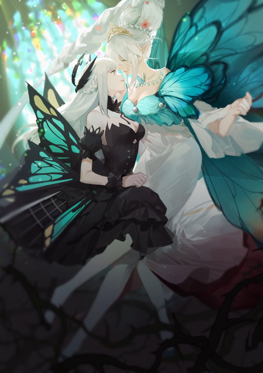 liv, titania, and liv: empyrea (final fantasy and 2 more) drawn by jiemojiemo