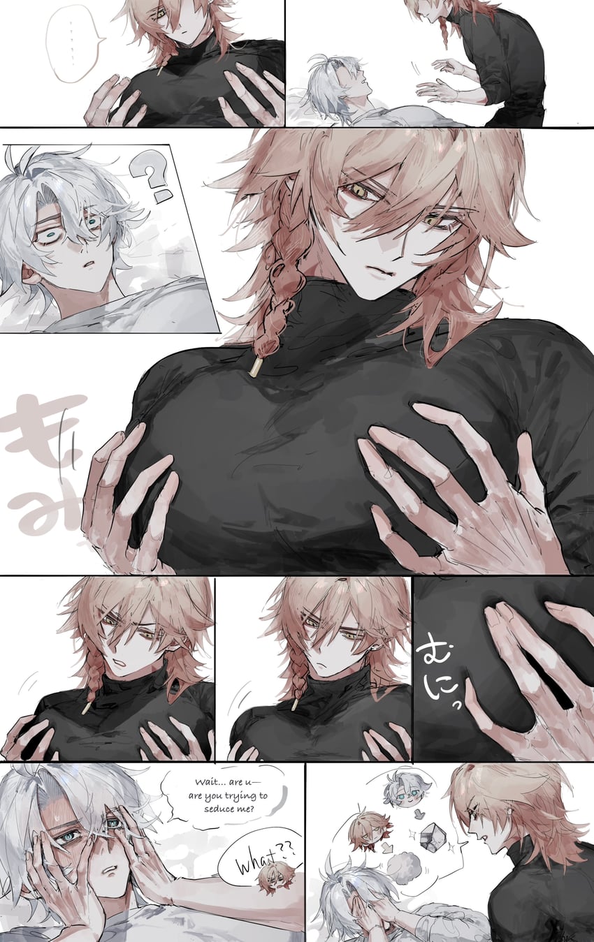 phainon and mydei (honkai and 1 more) drawn by sunset_1830