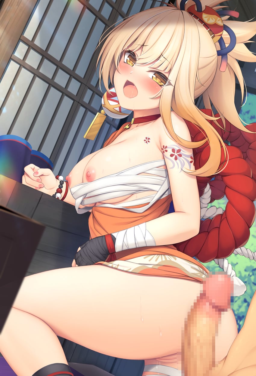 yoimiya (genshin impact) drawn by hanpenmaru