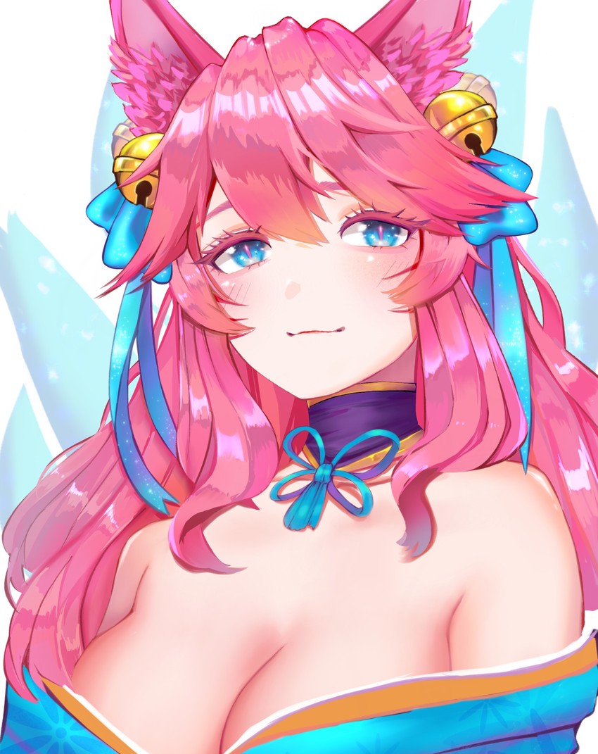 ahri and spirit blossom ahri (league of legends) drawn by liu