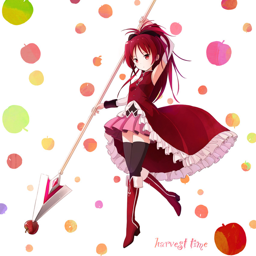 sakura kyoko (mahou shoujo madoka magica) drawn by kokudou_juunigou