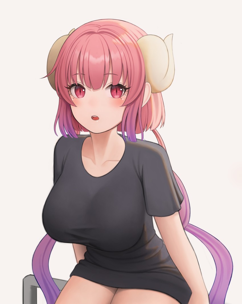 ilulu (kobayashi-san chi no maidragon) drawn by doenji_(auto7233)